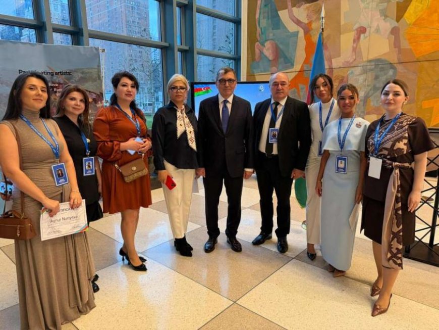 BMT-də azərbaycanlı gənc rəssamların sərgisi açılıb