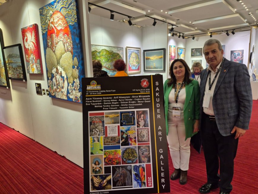 Azərbaycan rəssamlarının əsərləri - Ankarada beynəlxalq sərgidə