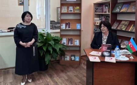 Şair-publisist Kamalə Abiyeva ilə görüş təşkil edilib