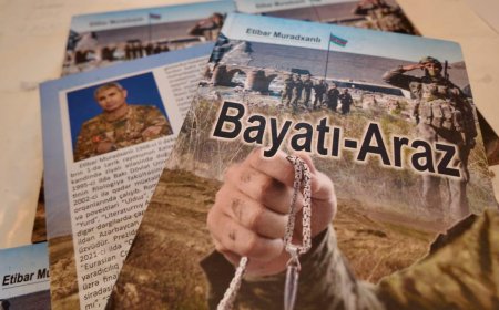 Qazi-yazıçının "Bayatı-Araz" romanı təqdim olundu