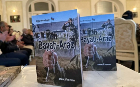 Qazi-yazıçının "Bayatı-Araz" romanı təqdim olundu
