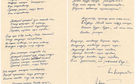 İsa İsmayılzadə: Güllələr demədi - "Əlyazma" rubrikasında