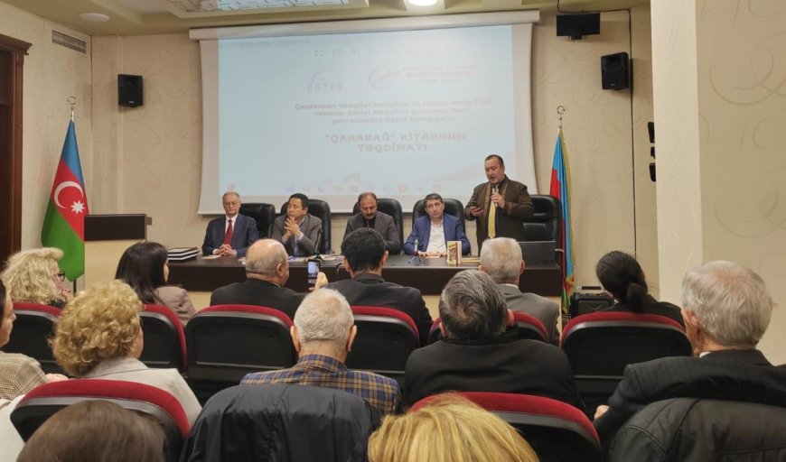 Bakıda qazax şairinin "Qarabağ" kitabının təqdimatı keçirilib