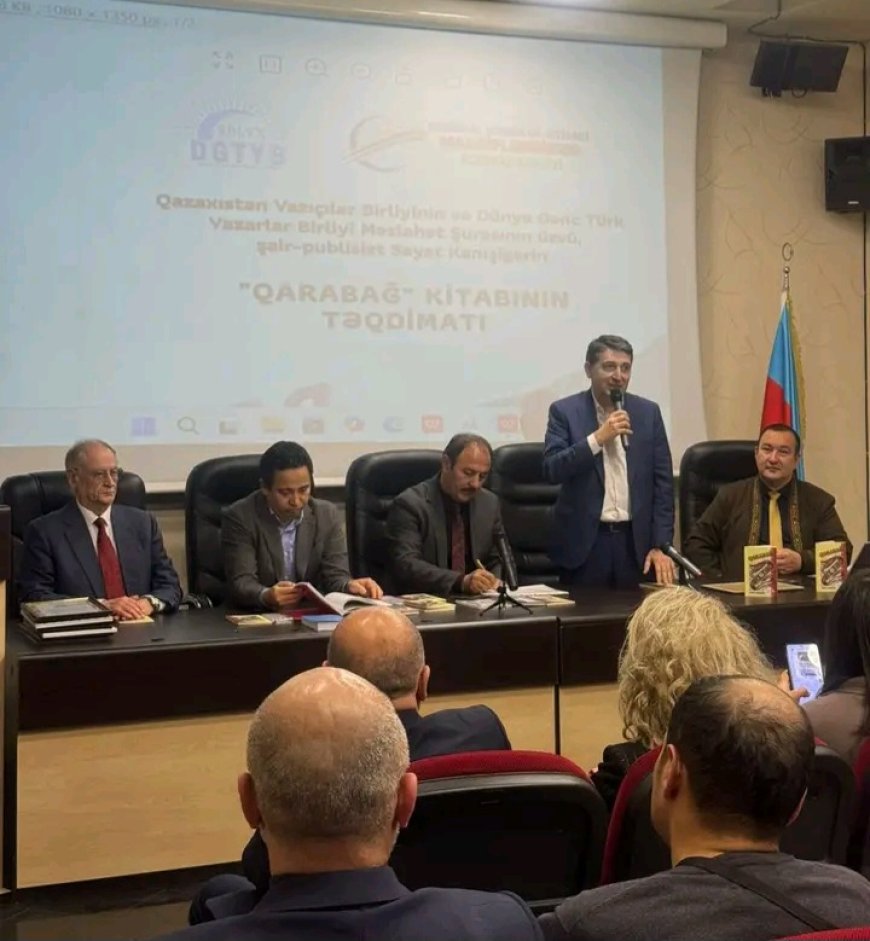 Bakıda qazax şairinin "Qarabağ" kitabının təqdimatı keçirilib