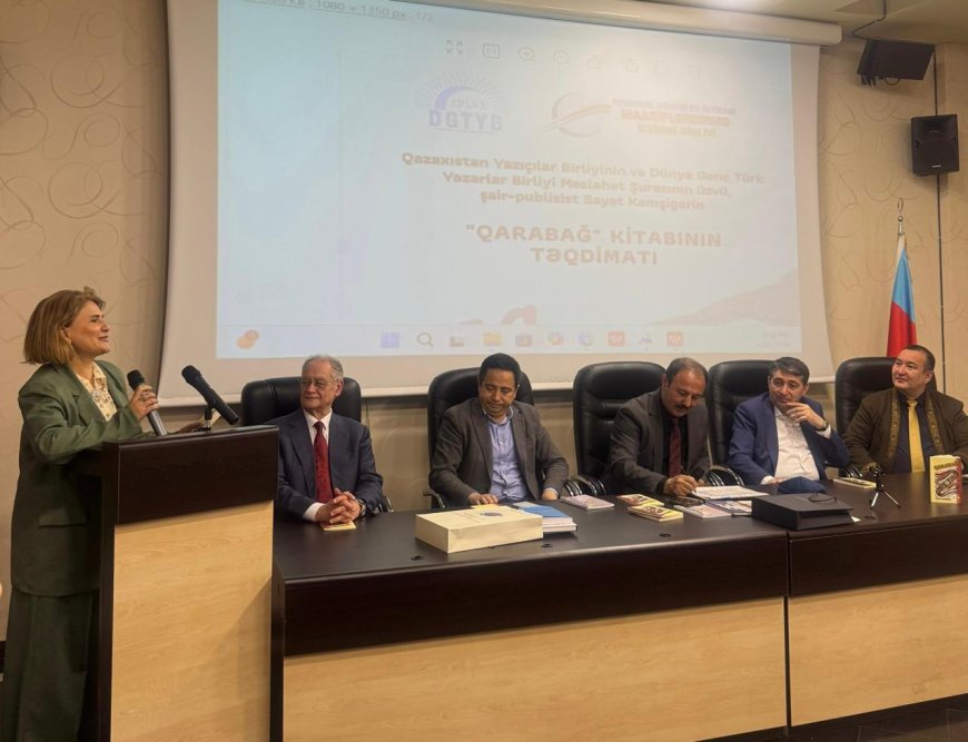 Bakıda qazax şairinin "Qarabağ" kitabının təqdimatı keçirilib