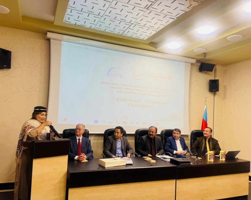 Bakıda qazax şairinin "Qarabağ" kitabının təqdimatı keçirilib