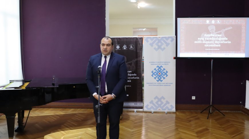 Yubilyar aşıqların sənət yoluna həsr olunan elmi seminar keçirilib