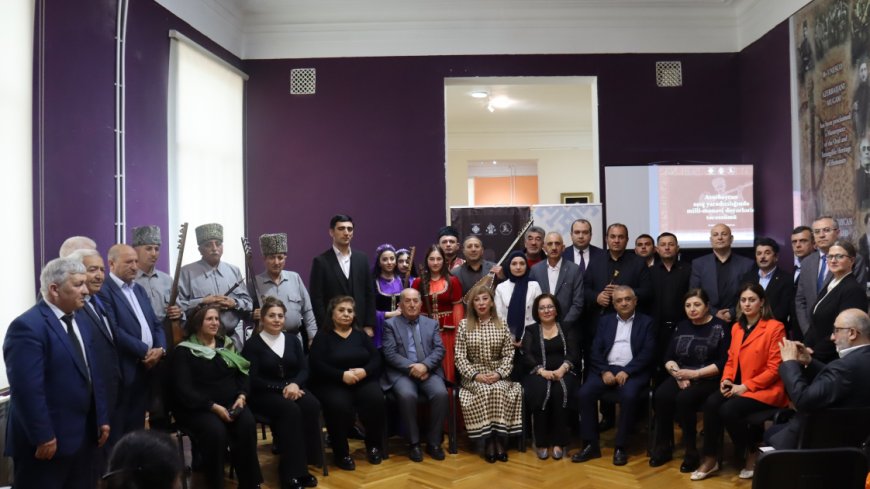 Yubilyar aşıqların sənət yoluna həsr olunan elmi seminar keçirilib