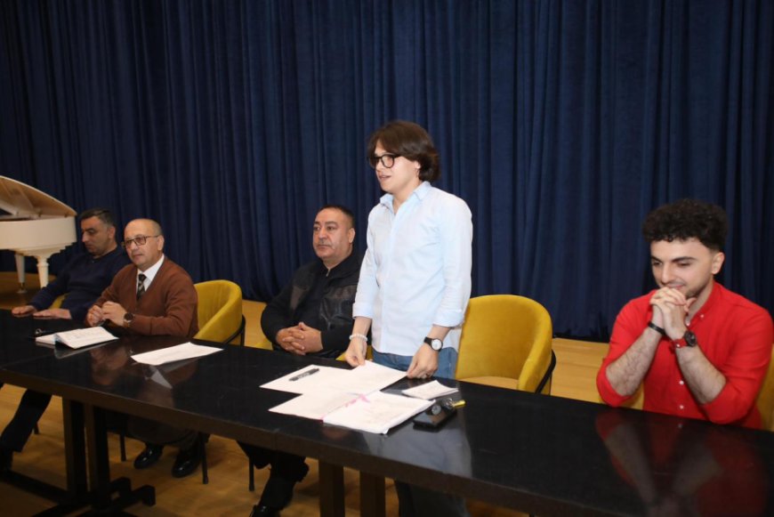 Gəncə Teatrında “Gülüstan” tamaşasının məşqlərinə başlanılıb