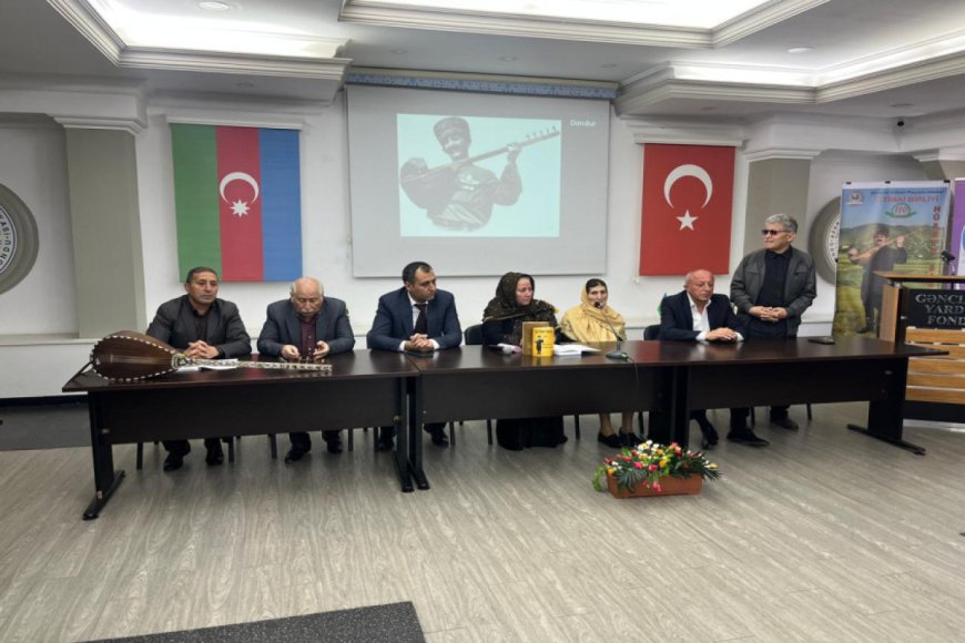 Aşıq Hüseyn Saraçlının 110 illiyinə həsr olunan tədbir keçirilib