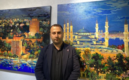 İstanbulda azərbaycanlı rəssamın fərdi sərgisi açılıb