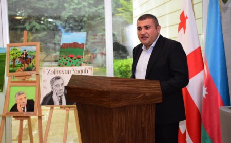 Marneulidə Zəlimxan Yaqubun xatirəsi anılıb
