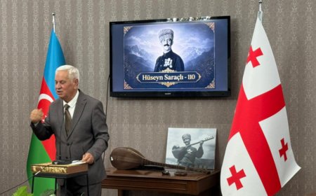 Tbilisidə ustad aşıq Hüseyn Saraçlının 110 illiyi qeyd olunub