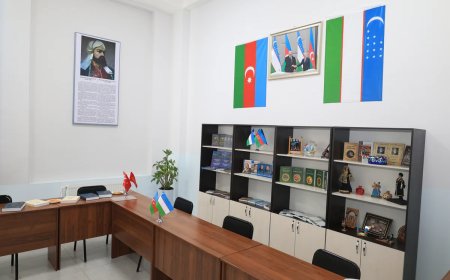 Daşkənd Oriental Universitetində Xaqani Şirvani auditoriyası açılıb