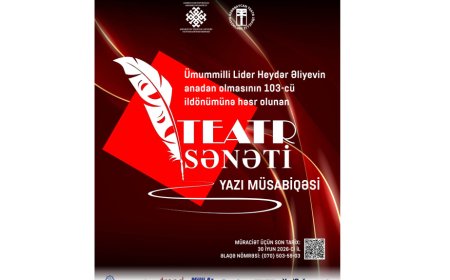 Teatr sənəti üzrə yazı müsabiqəsi elan edilir