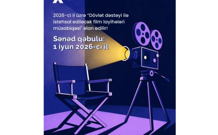 2026-cı il üzrə film layihələri müsabiqəsi elan edildi