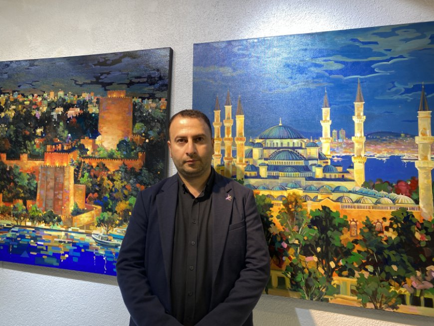 İstanbulda azərbaycanlı rəssamın fərdi sərgisi açılıb