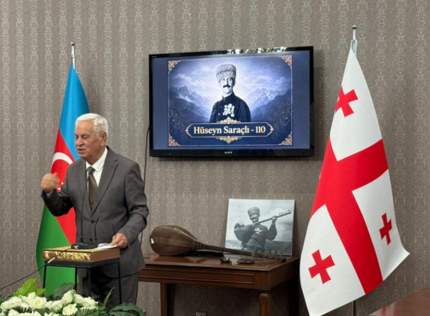 Tbilisidə ustad aşıq Hüseyn Saraçlının 110 illiyi qeyd olunub