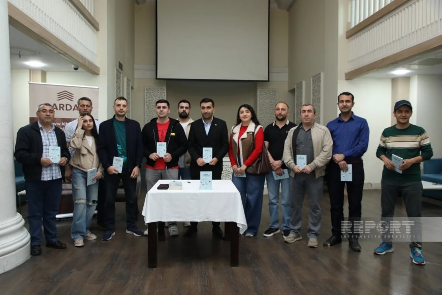 Nihat Pirin ilk kitabının təqdimatı keçirildi