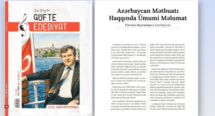 Türkiyədə Azərbaycan mətbuatı haqqında məlumat yayımlanıb