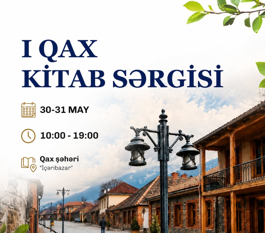 Qaxda kitab sərgisi keçiriləcək