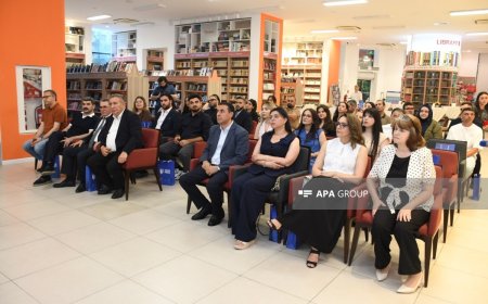 Gənclərin roman müsabiqəsinin qalibləri mükafatlandırıldı