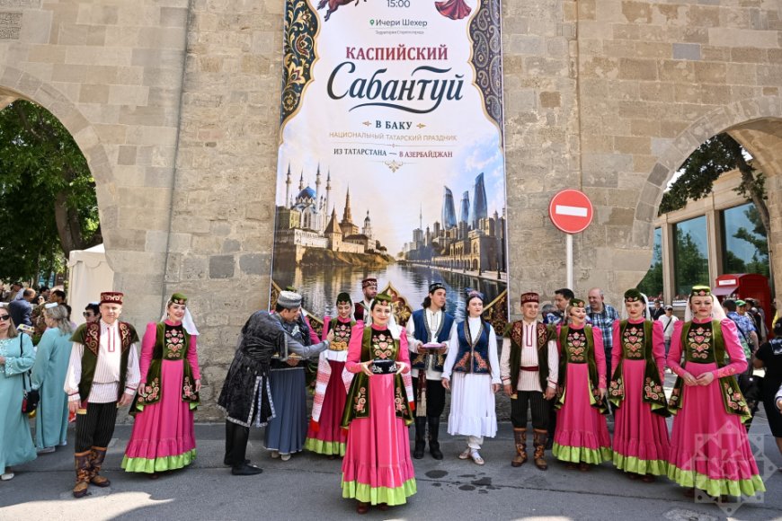 İçərişəhərdə tatar xalqının milli bayramı ilk dəfə qeyd edilib