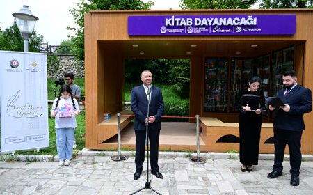 Şuşada ilk açıq hava kitabxanası istifadəyə verilib