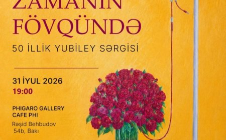 “Zamanın fövqündə” – Yubiley sərgisi
