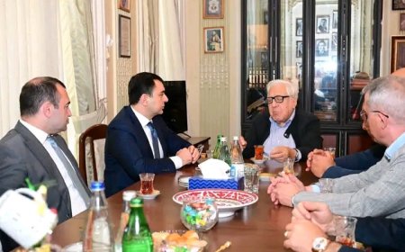 Mədəniyyət naziri AYB sədri Anarla görüşdü