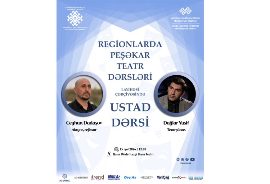 “Regionlarda peşəkar teatr dərsləri” - Yeni layihə