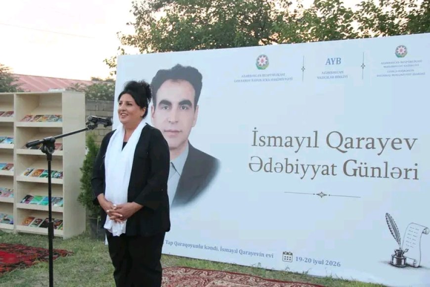 Goranboyda yazıçı İsmayıl Qarayevə həsr olunan tədbir keçirilib