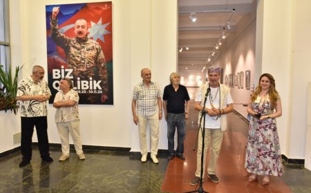 Rəssam və şair Nazim Şahın sərgisi açılıb