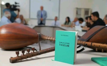 İlqar Orduxanlının "Parçalanmış talelər" kitabının təqdimatı keçirilib