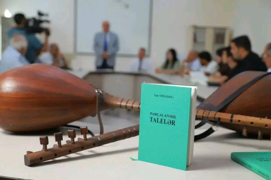 İlqar Orduxanlının "Parçalanmış talelər" kitabının təqdimatı keçirilib
