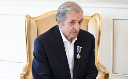 Prezident Xalq rəssamını təltif etdi - Sərəncam